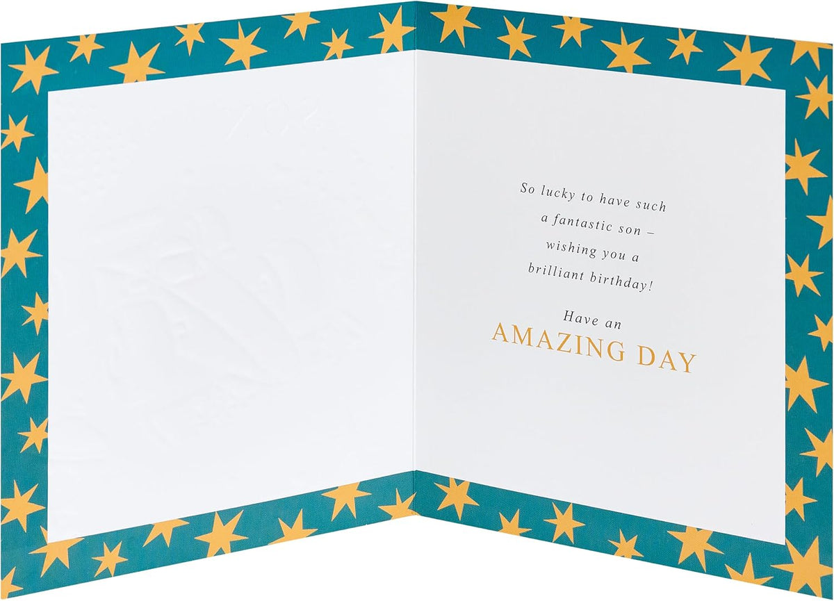 Race Car Design Son Birthday Card