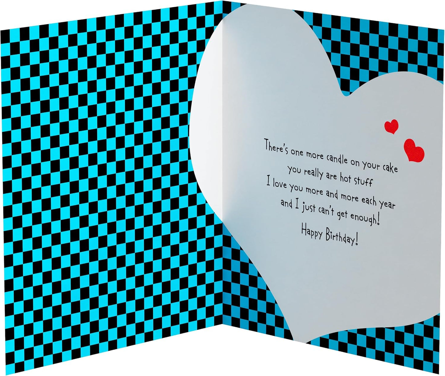 Character with Heart Design One I Love Birthday Card