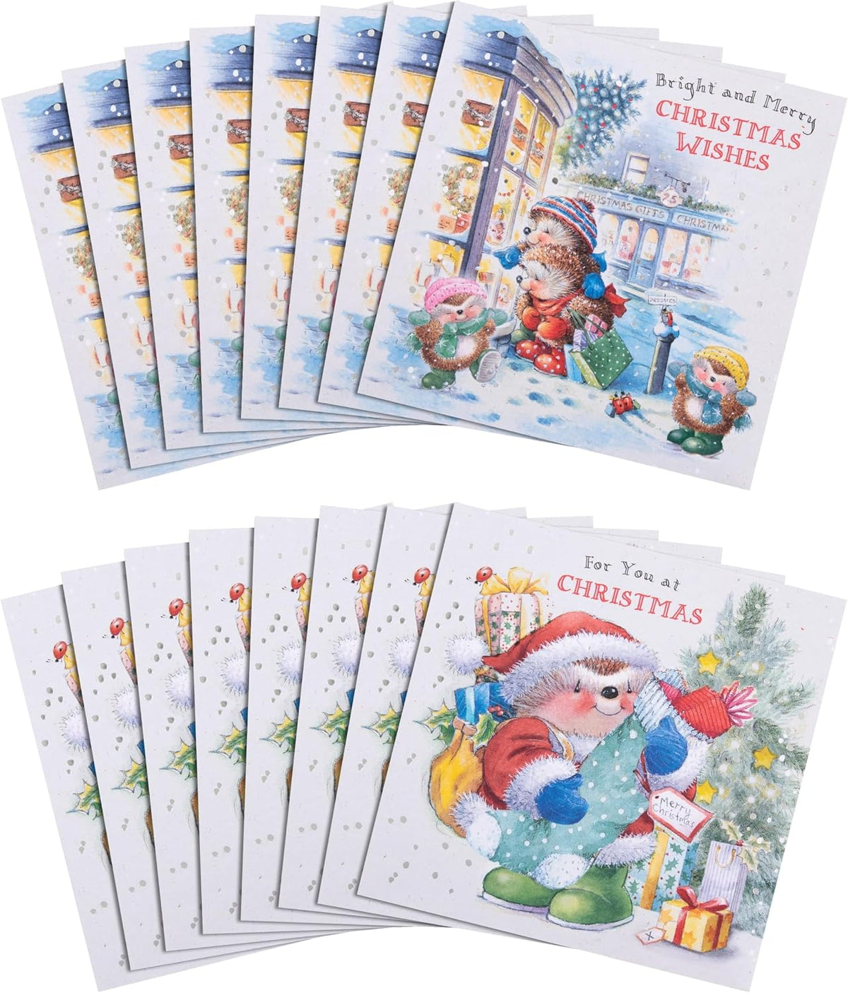 Country Companions 16 Pack 2 Designs Charity Christmas Cards