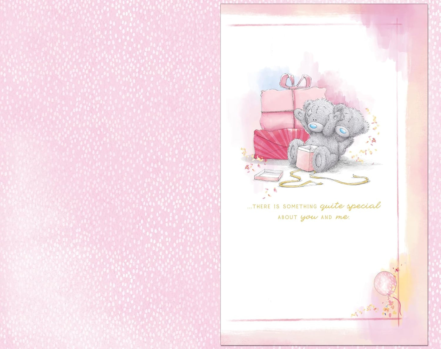 Tatty Teddy with Gifts 'For My Amazing Girlfriend' Luxury Hand Finished Birthday Day Card With Bow