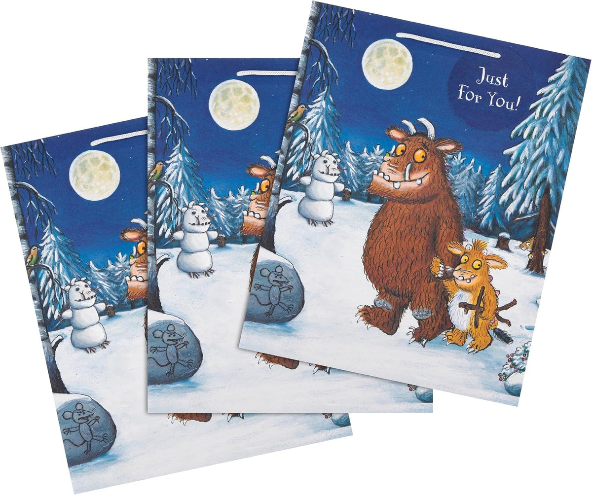 The Gruffalo Large Gift Bags Pack of 3 for Christmas Birthday