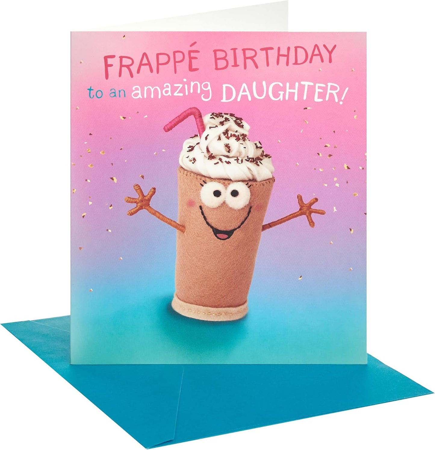 Shake Design Daughter Birthday Card