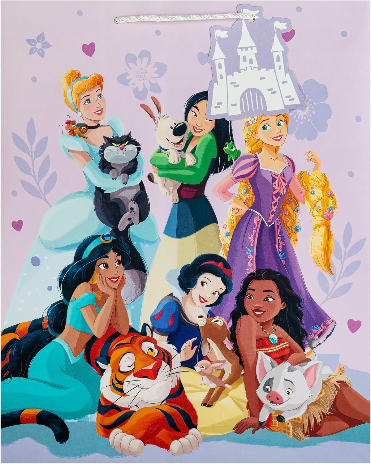 Disney Princesses Pack of 3 Large Gift Bag For Birthday, Christmas