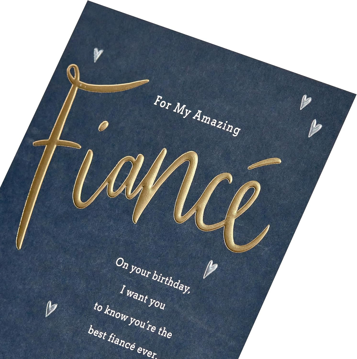 Dots Design for Fiancé Birthday Card