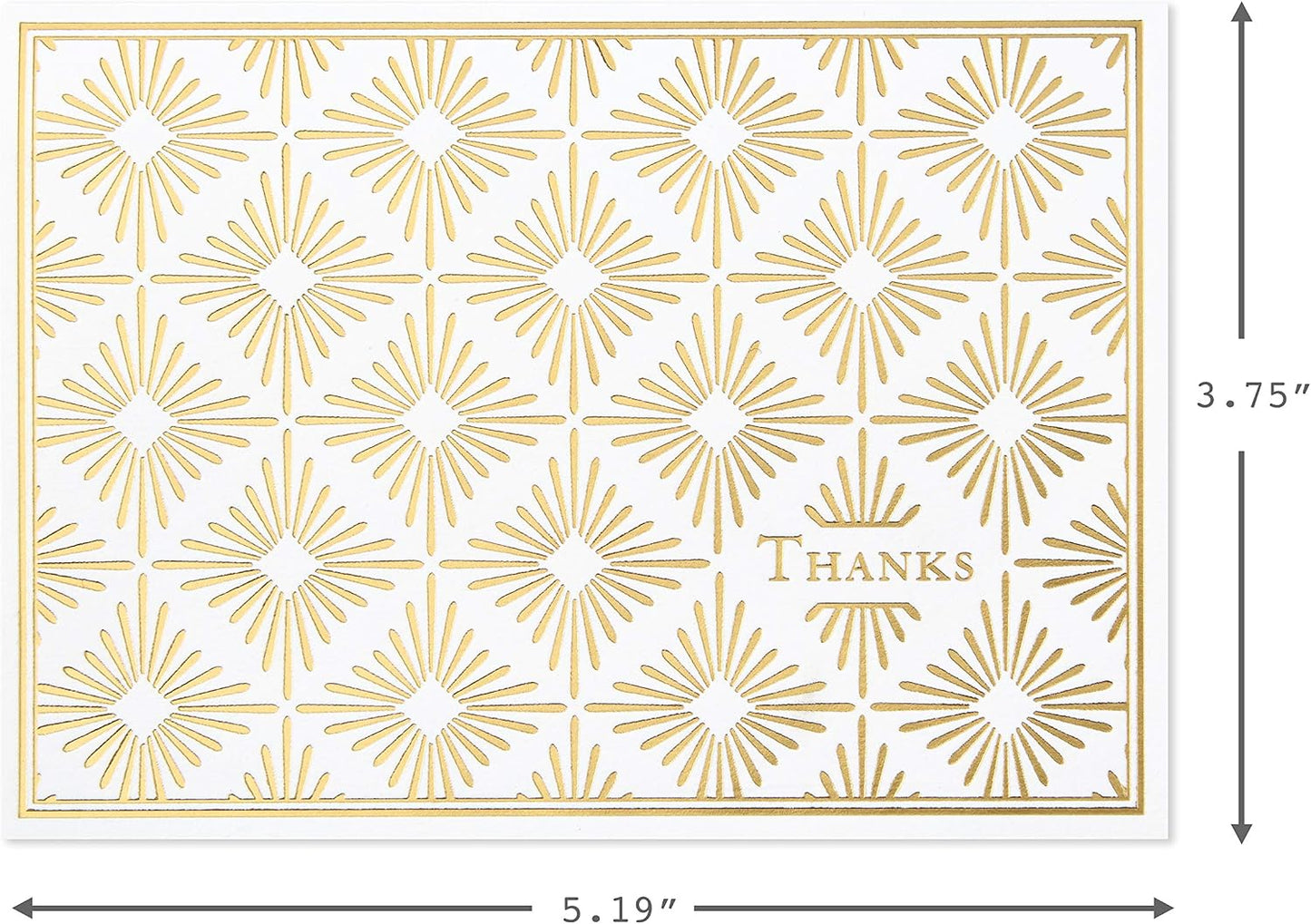 Thank You Cards Assortment (50 Thank You Notes with Envelopes for Wedding, Baby Shower, Business, Graduation)