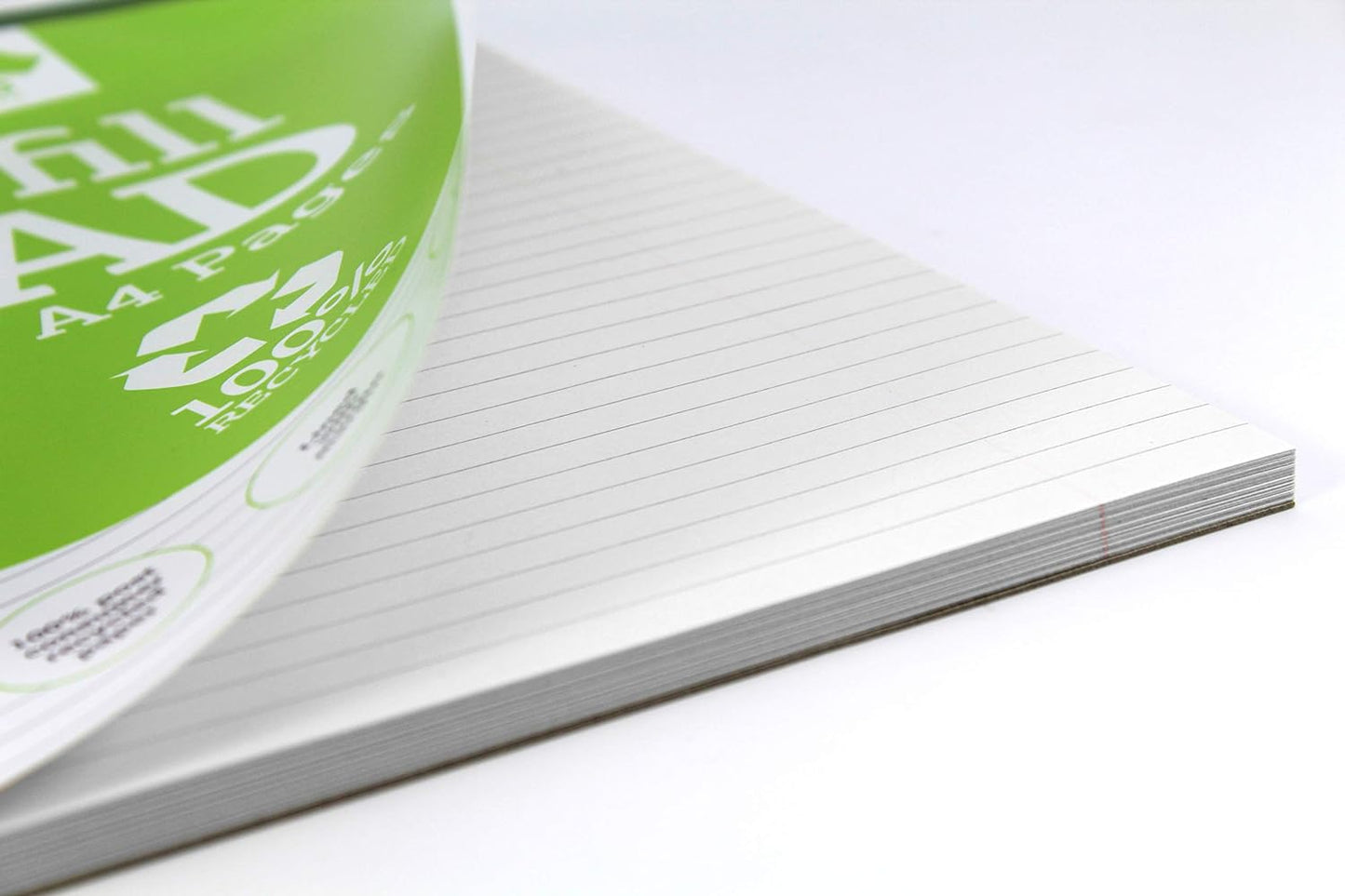 Pack of 6 A4 160 Pages Ruled Feint with Margin Refill Pads