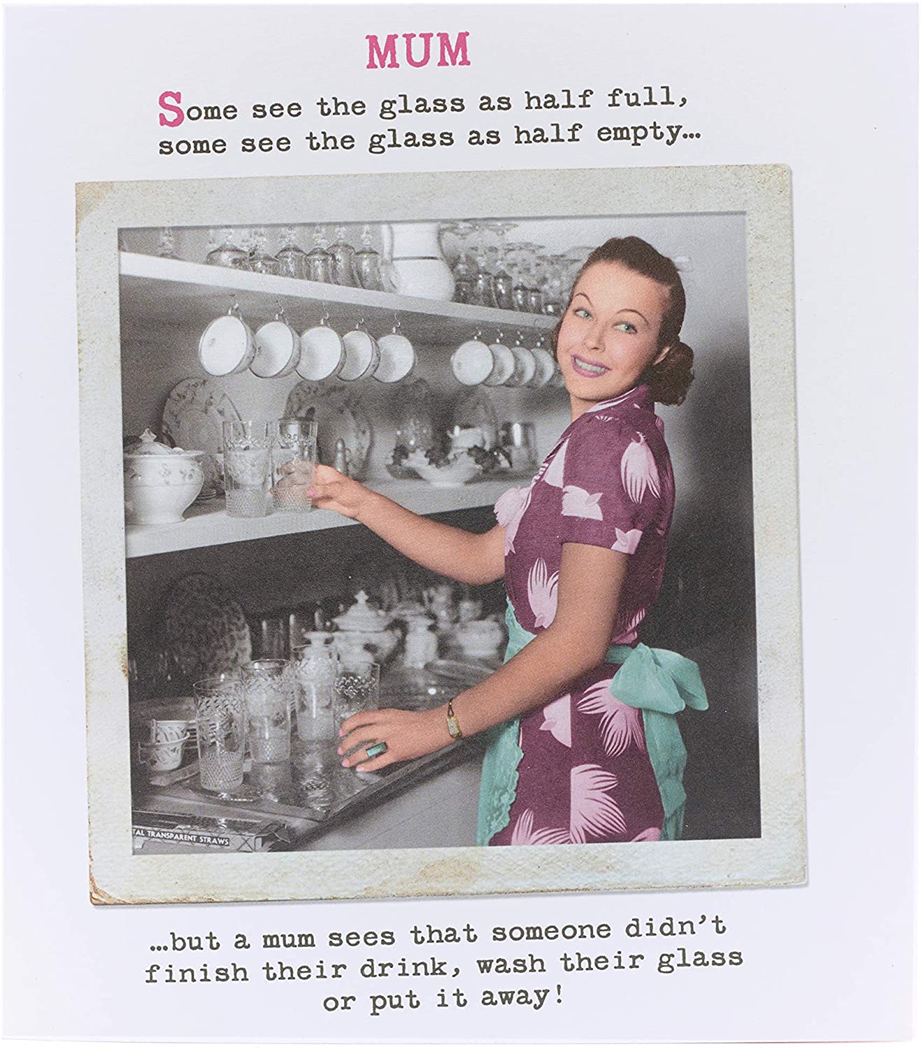 Mum Vintage Photo Design Mother's Day Card