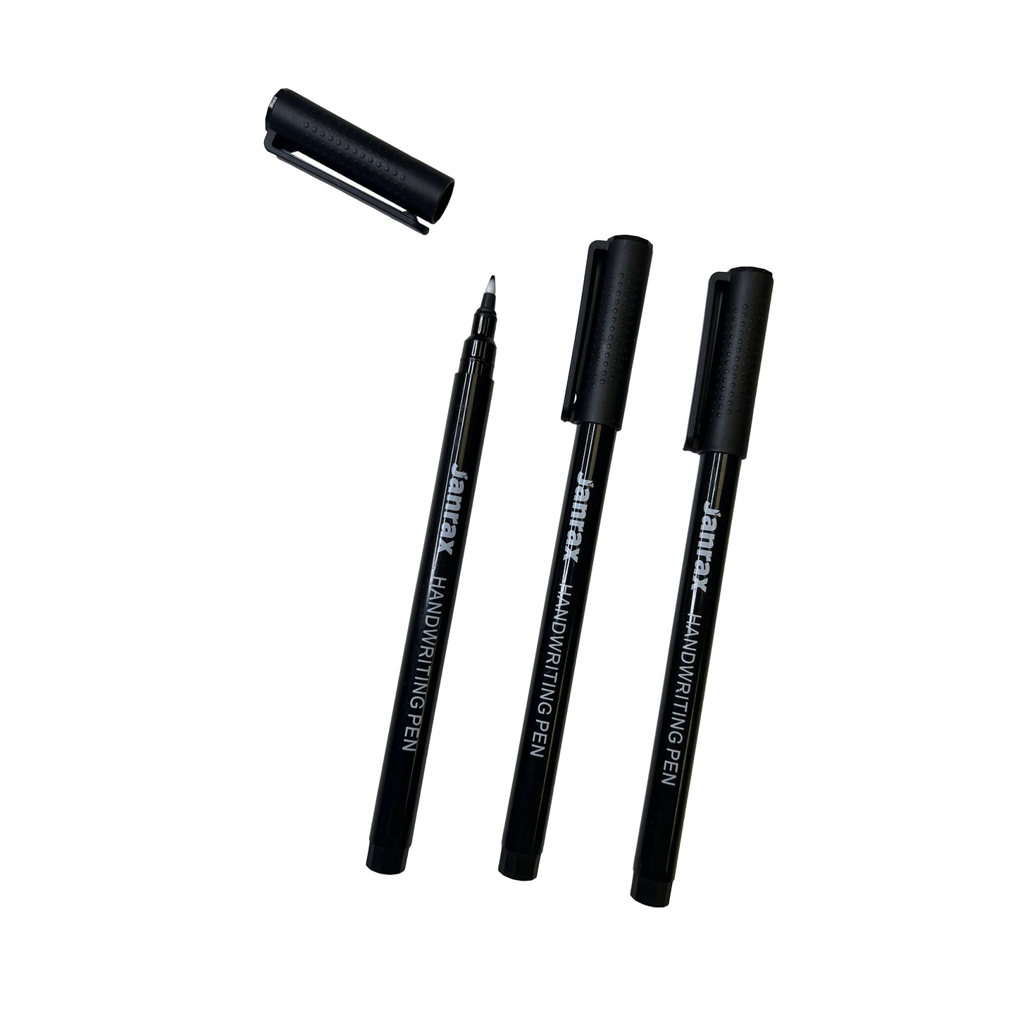 Pack of 12 Black Handwriting Pens by Janrax