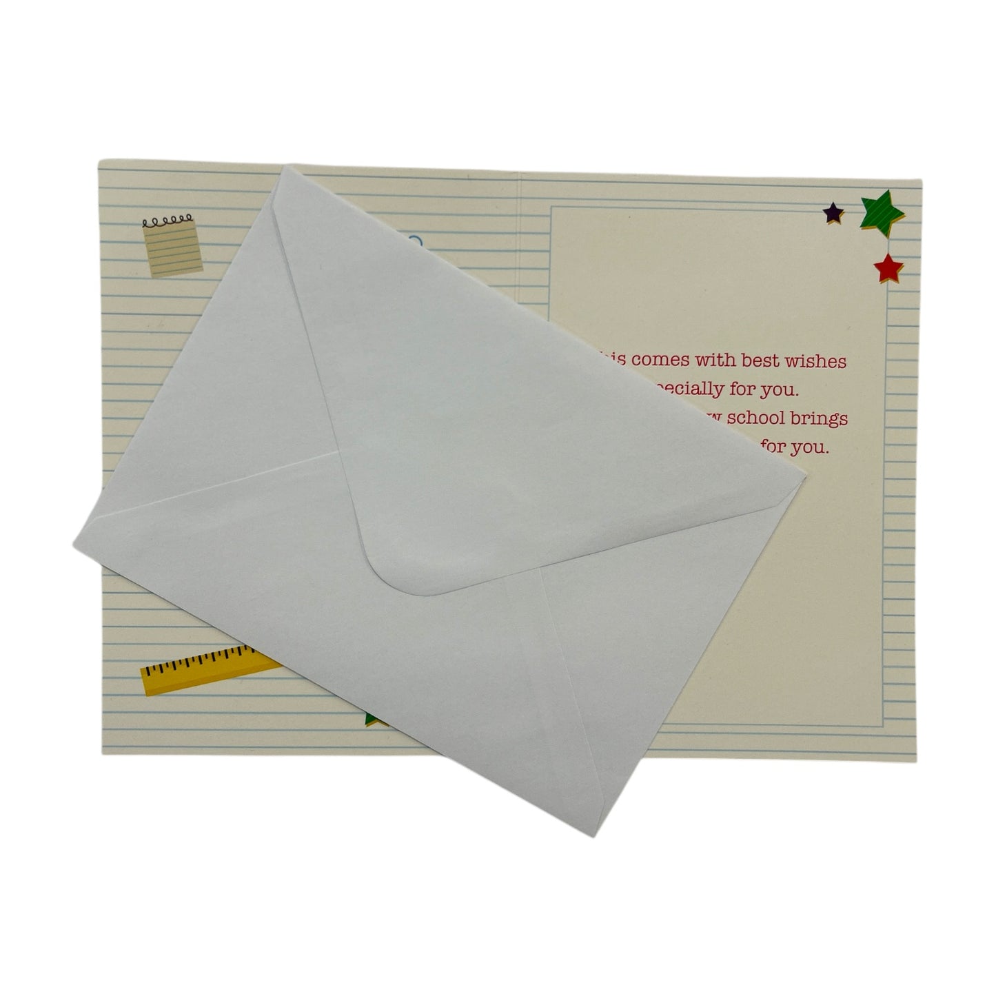 In Your New School Multi Stars Good Luck Card