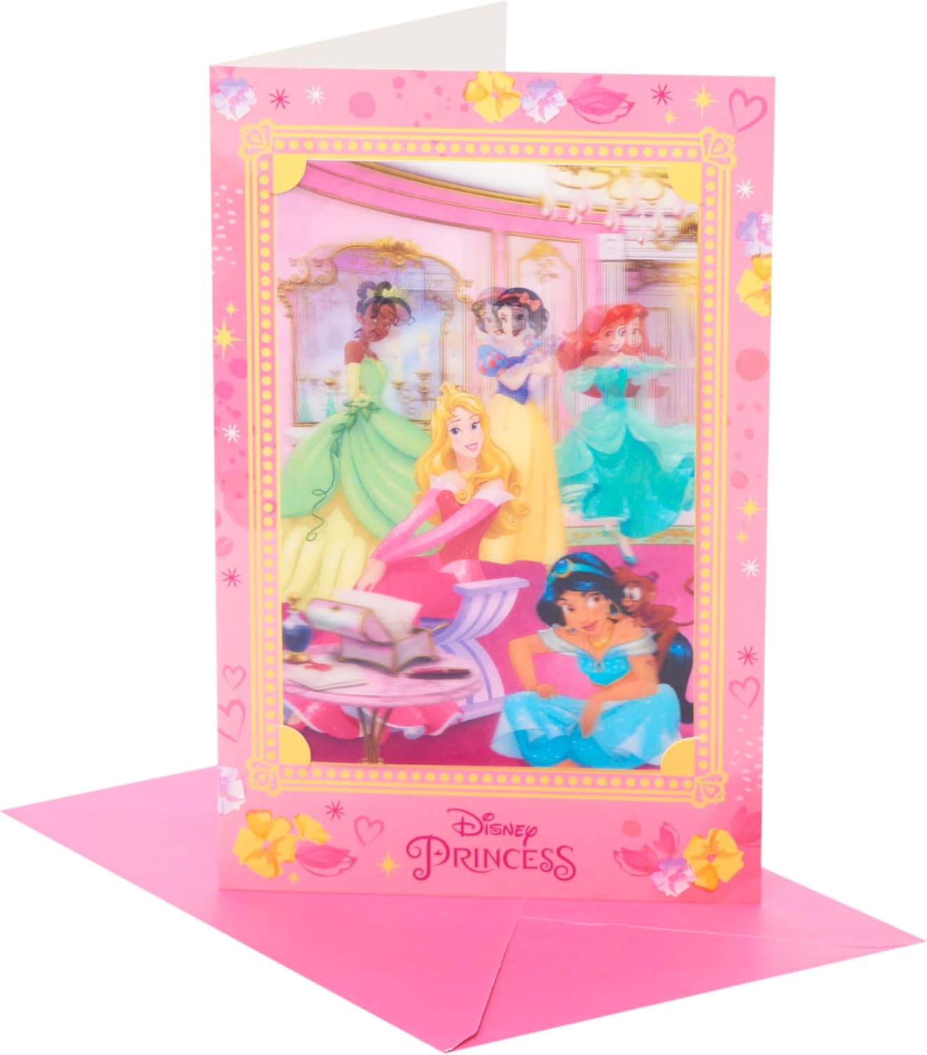 Disney Princess 3D Keepsake Design Blank Birthday Card