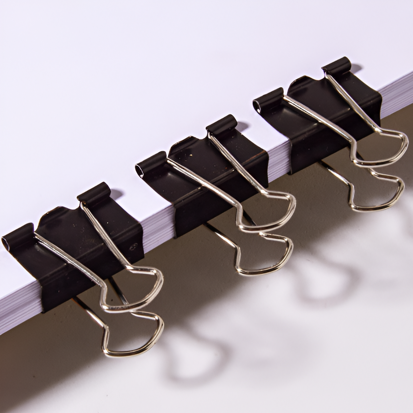 Pack of 48 Black 32mm Foldback Binder Clips