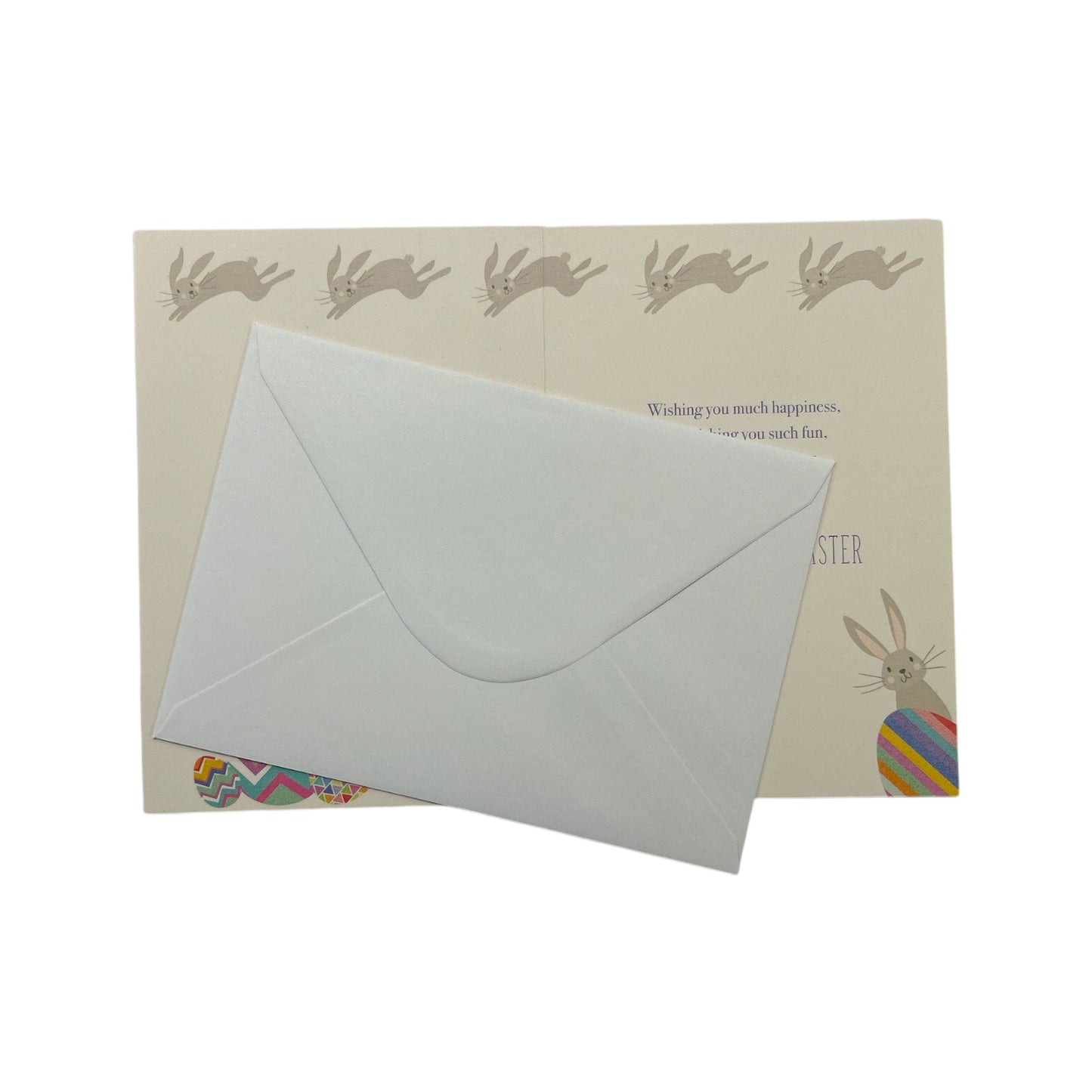 For Special Grandchildren Multicoloured Eggs Pattern Design Easter Card