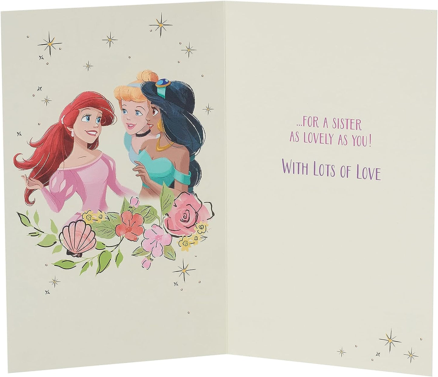 Disney Magical Princess Design Sister Birthday Card