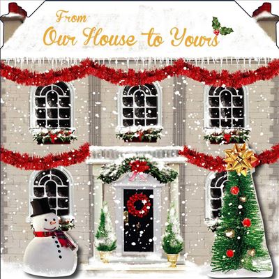 Our House to Your House 3D Watermark Christmas Card