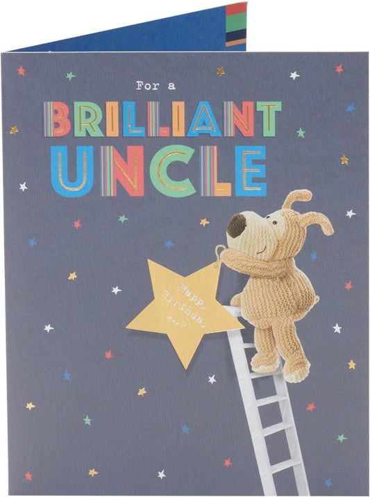 Boofle Cute Design Uncle Birthday Card