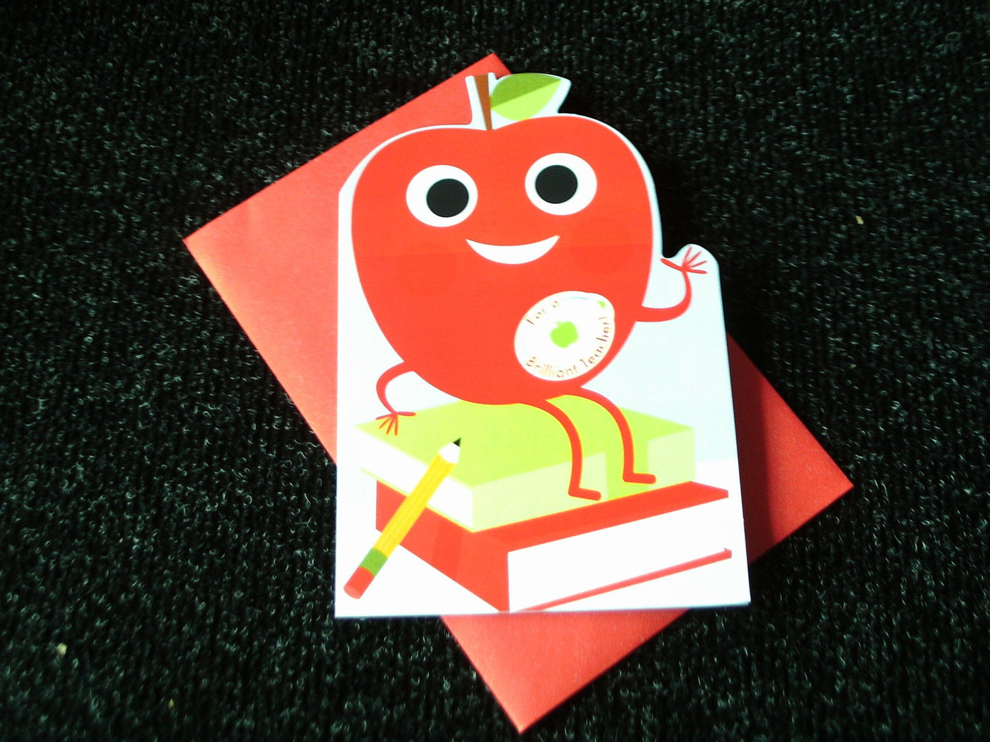 Thank You For A Brilliant Teacher Card Greeting Card appreciate 