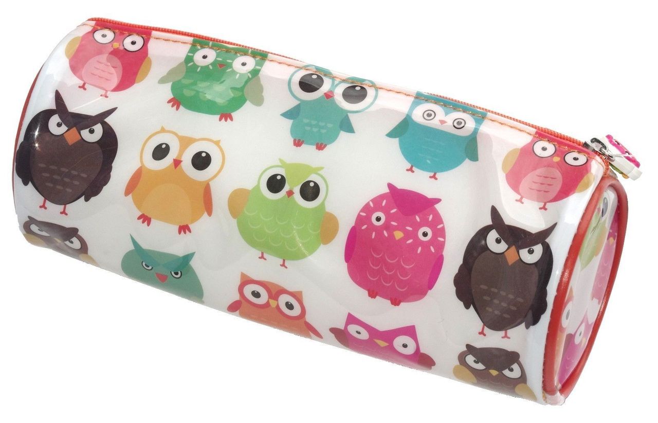 PVC 20cm Cylinder Pencil Case
