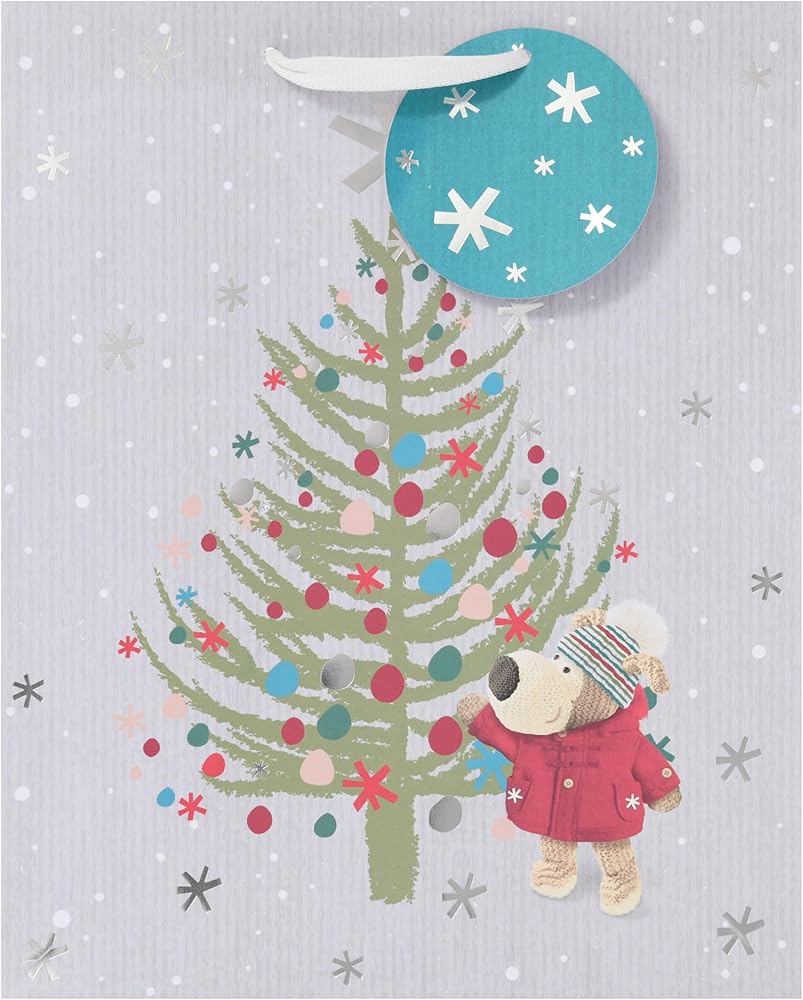 Boofle Multipack of 6 Large Gift Bags For Christmas
