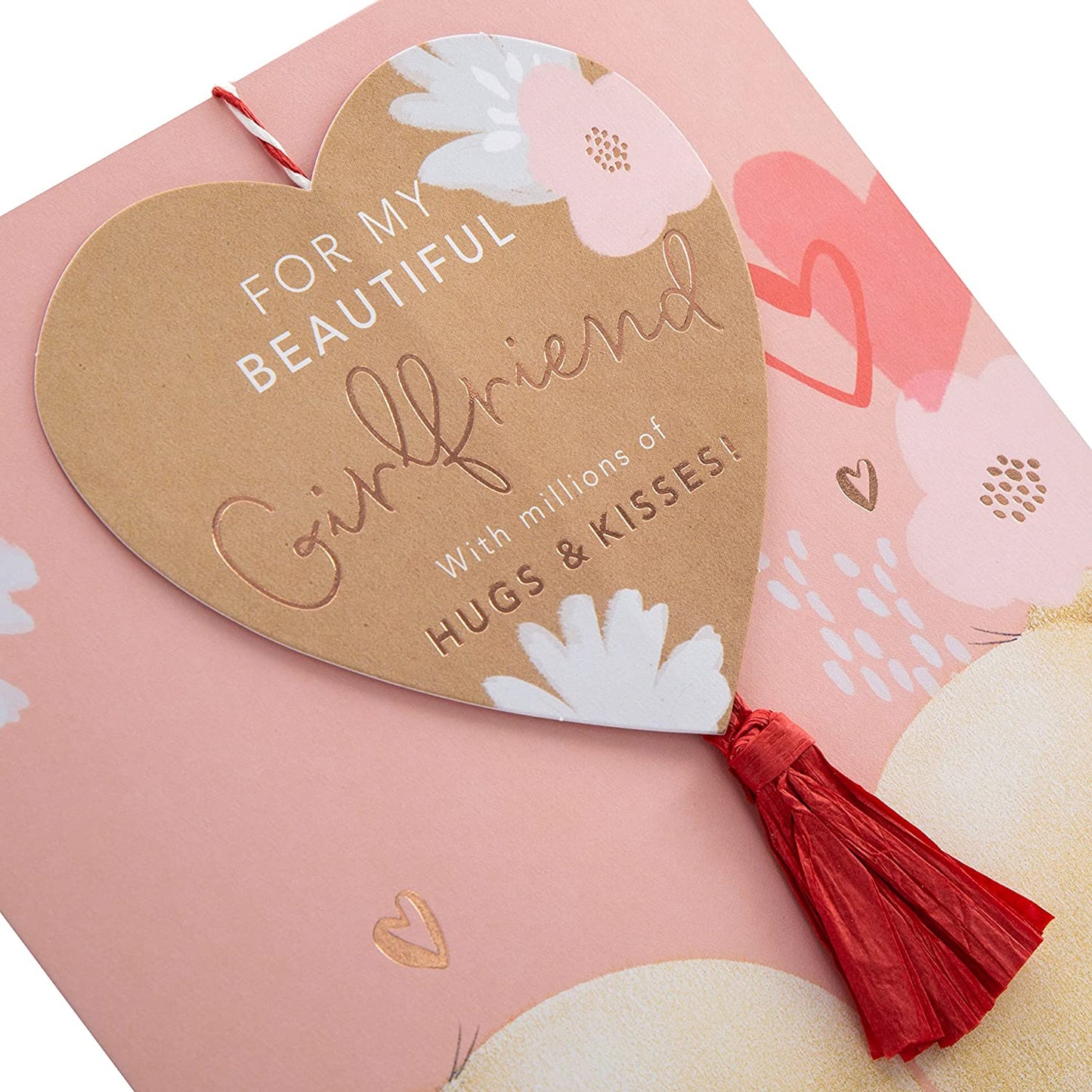 Girlfriend Cute Forever Friends Keepsake Design Large Birthday Card