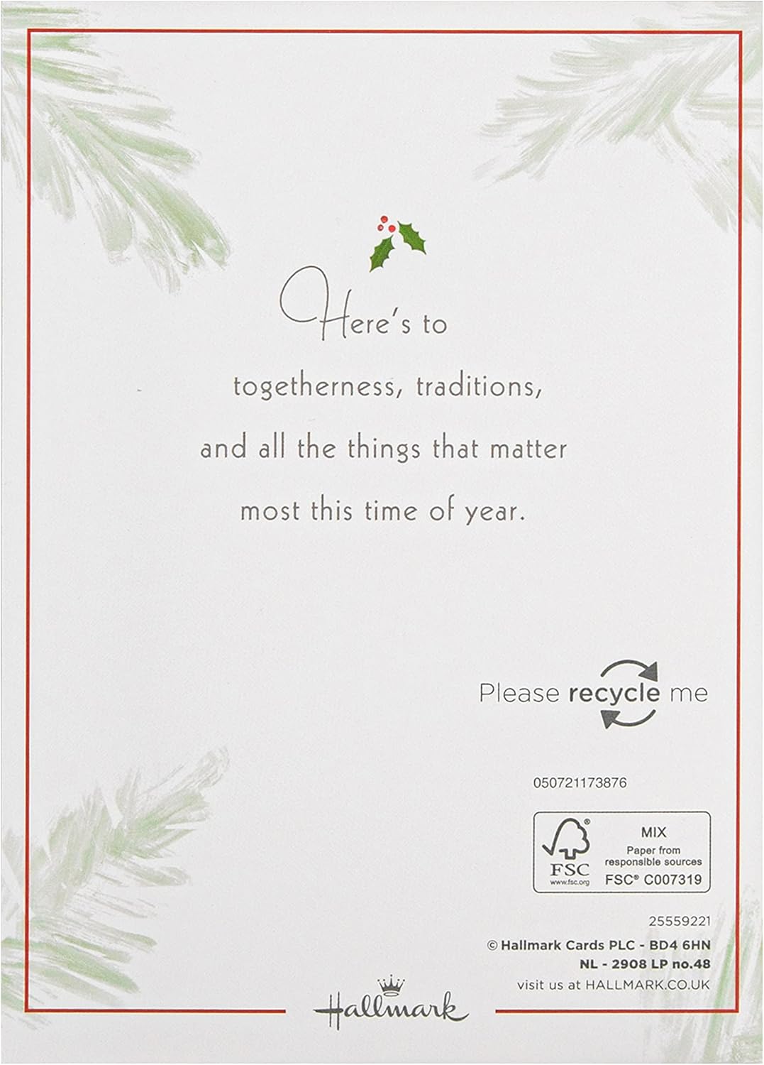 Traditional 3D Pop Up Bauble Design for Both Christmas Card