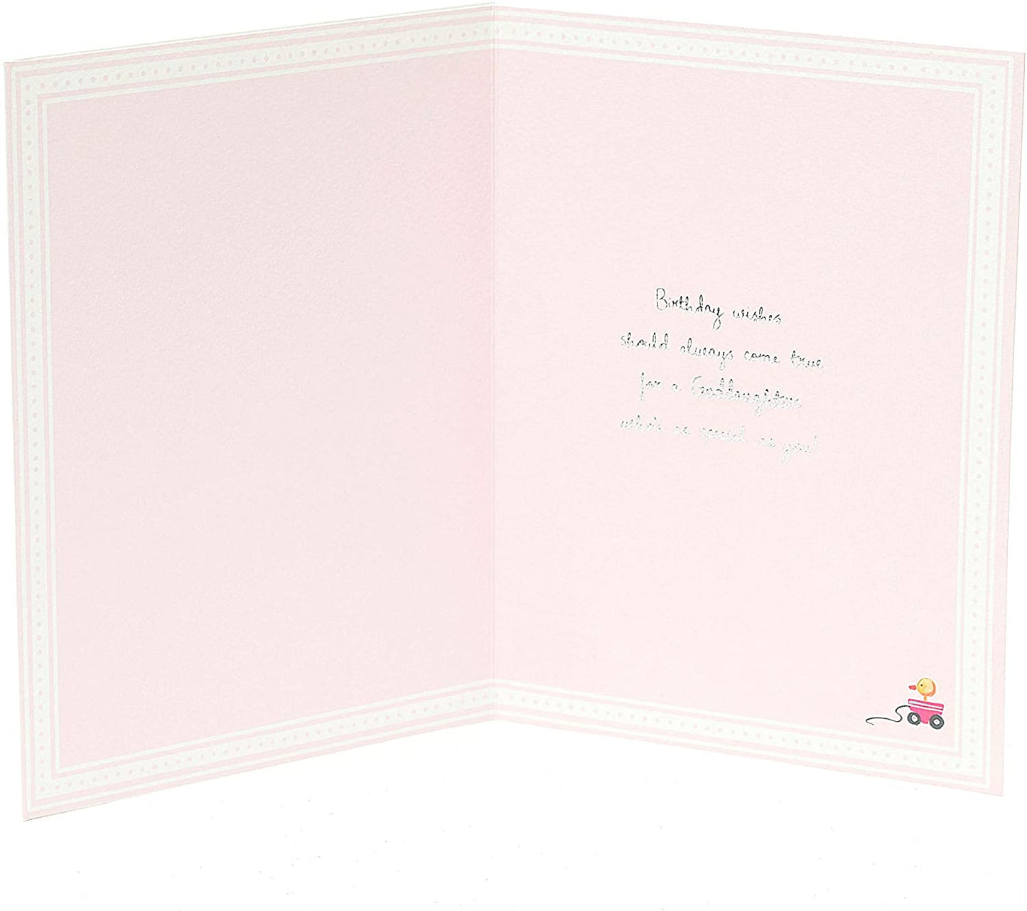 Goddaughter 1st Birthday Card Cute Animals