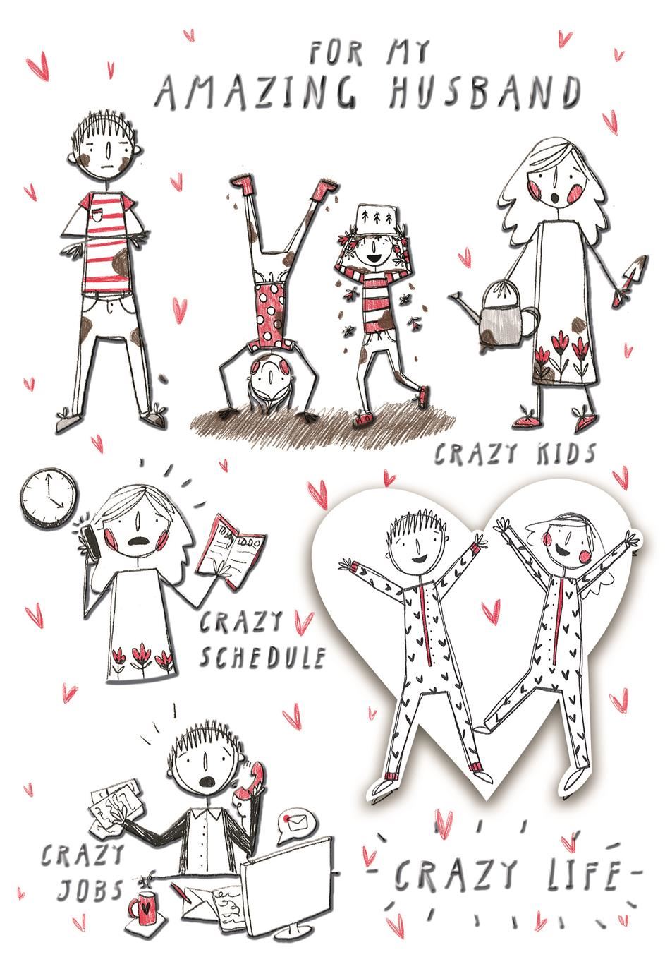Amazing Husband Valentine's Day Card