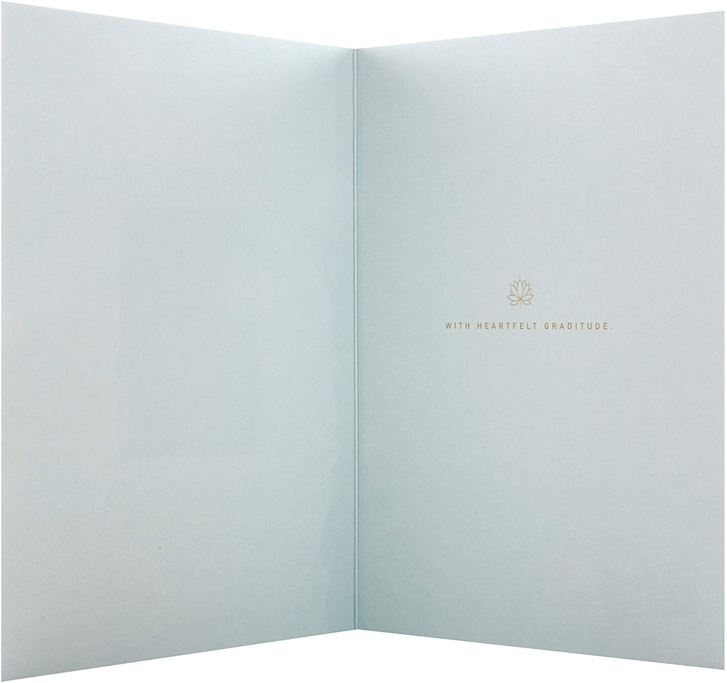 Thank You card With Appericiation Ebbs And Flows Design