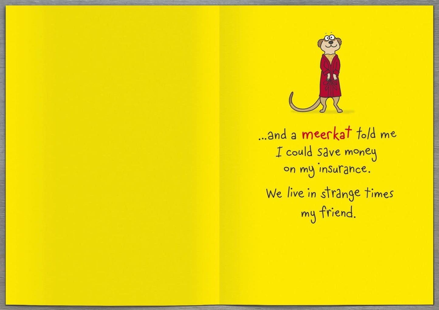 A Little Birdie Told Me Humour Birthday Card