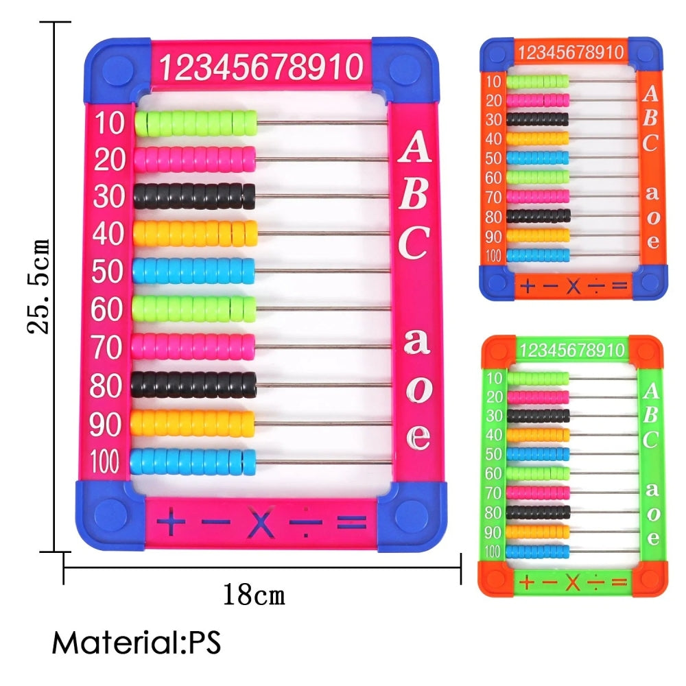Plastic Abacus 18 x 25.5cm