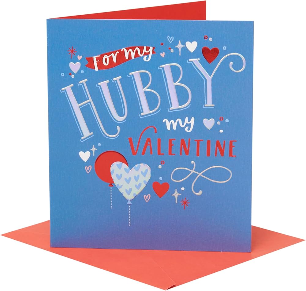 Embellished Design Husband Valentine's Day Card