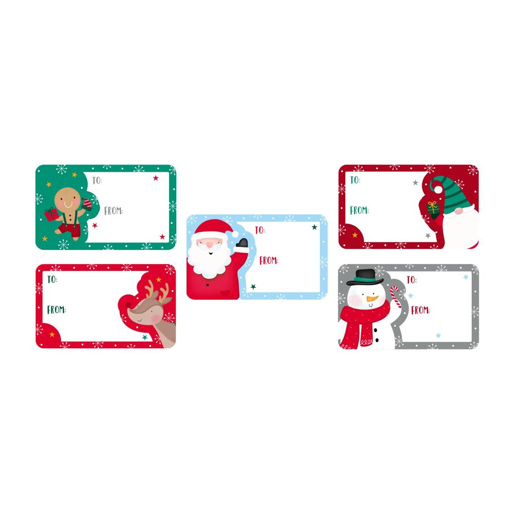 Pack of 50 Cute Christmas Stickers