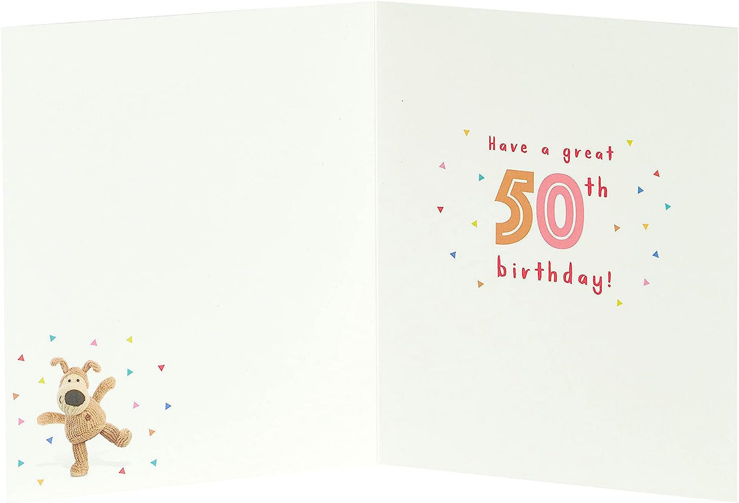 Boofle Cute Design 50th Birthday Card