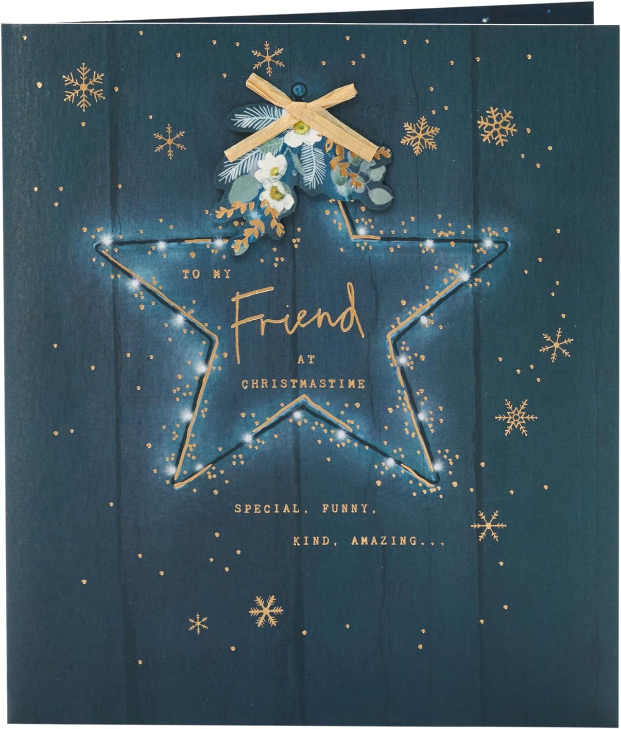 Special, Funny, Kind, Amazing Friend Christmas Card