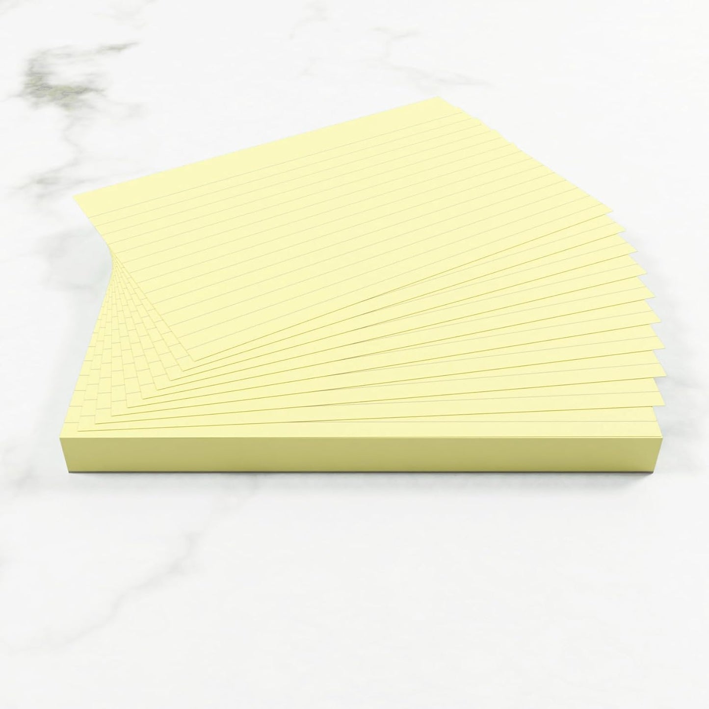 Pack of 1000 6x4" SEN Yellow Lined Dyslexia Record Cards