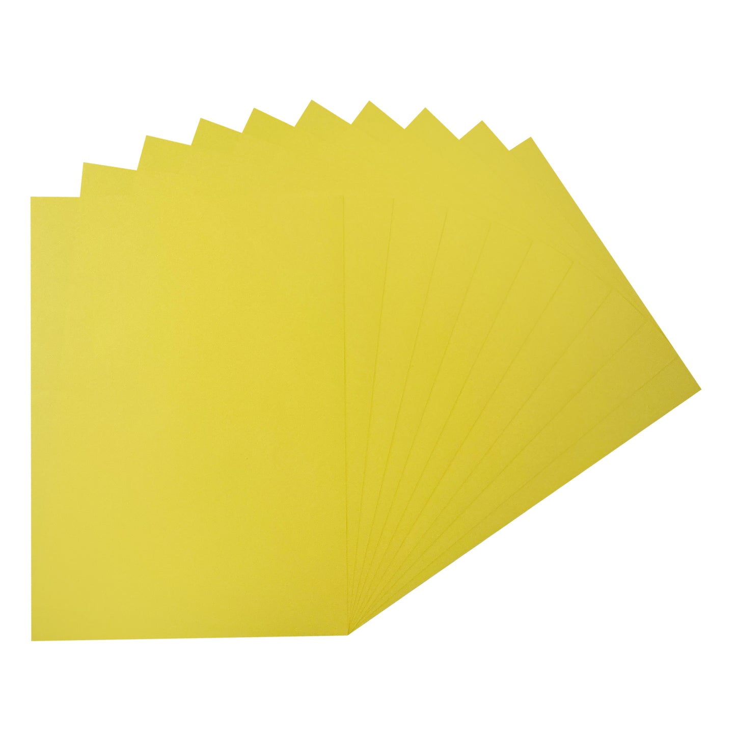 Pack of 100 A4 Light Yellow Coloured Paper 75gsm Sheets