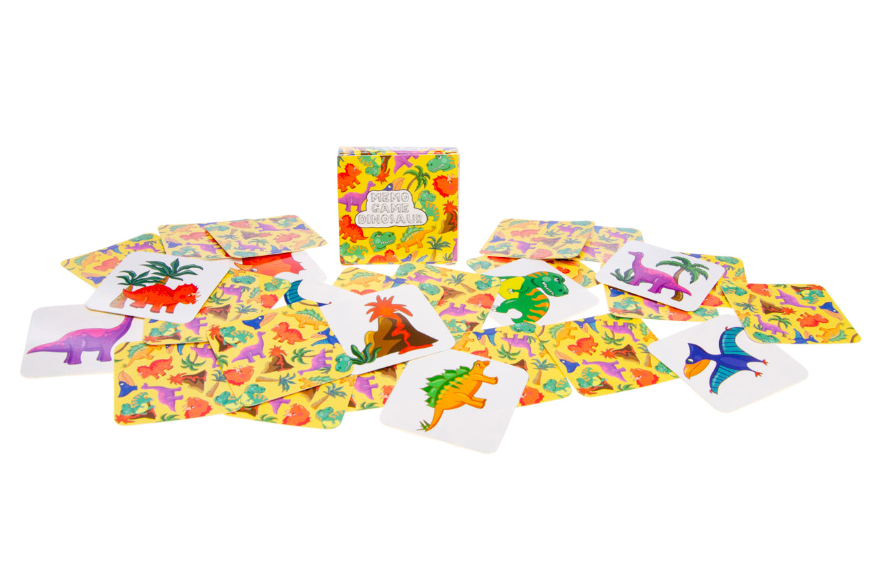 Box of 60 Dinosaur Mini Memory Games 28 Cards