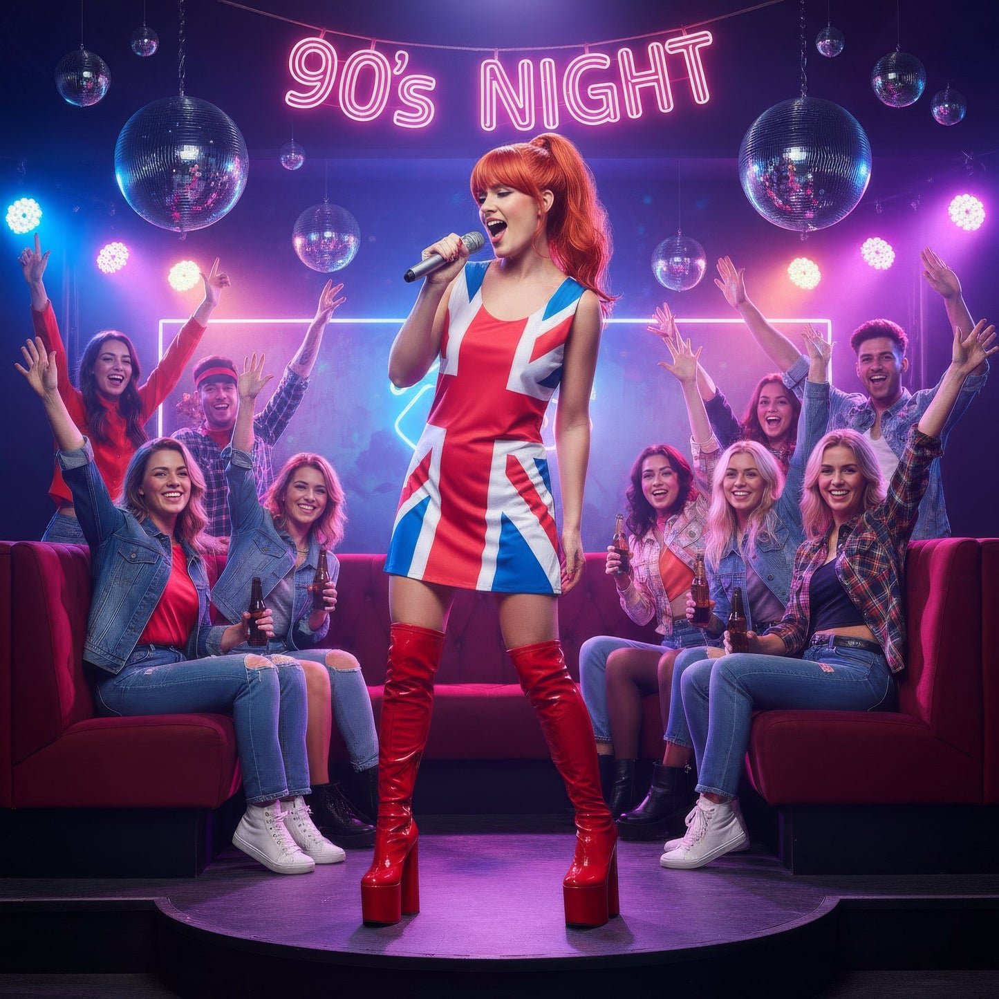 Union Jack Adult Fancy Dress Costume