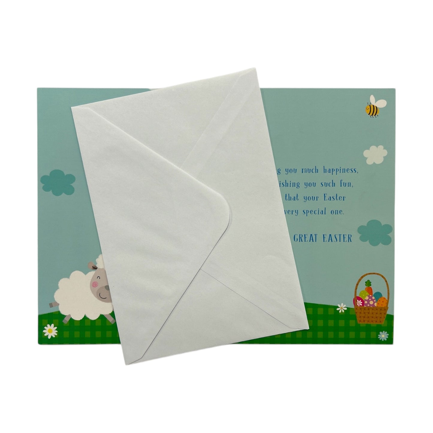 For Godson Cute Lamb with Eggs Design Easter Card