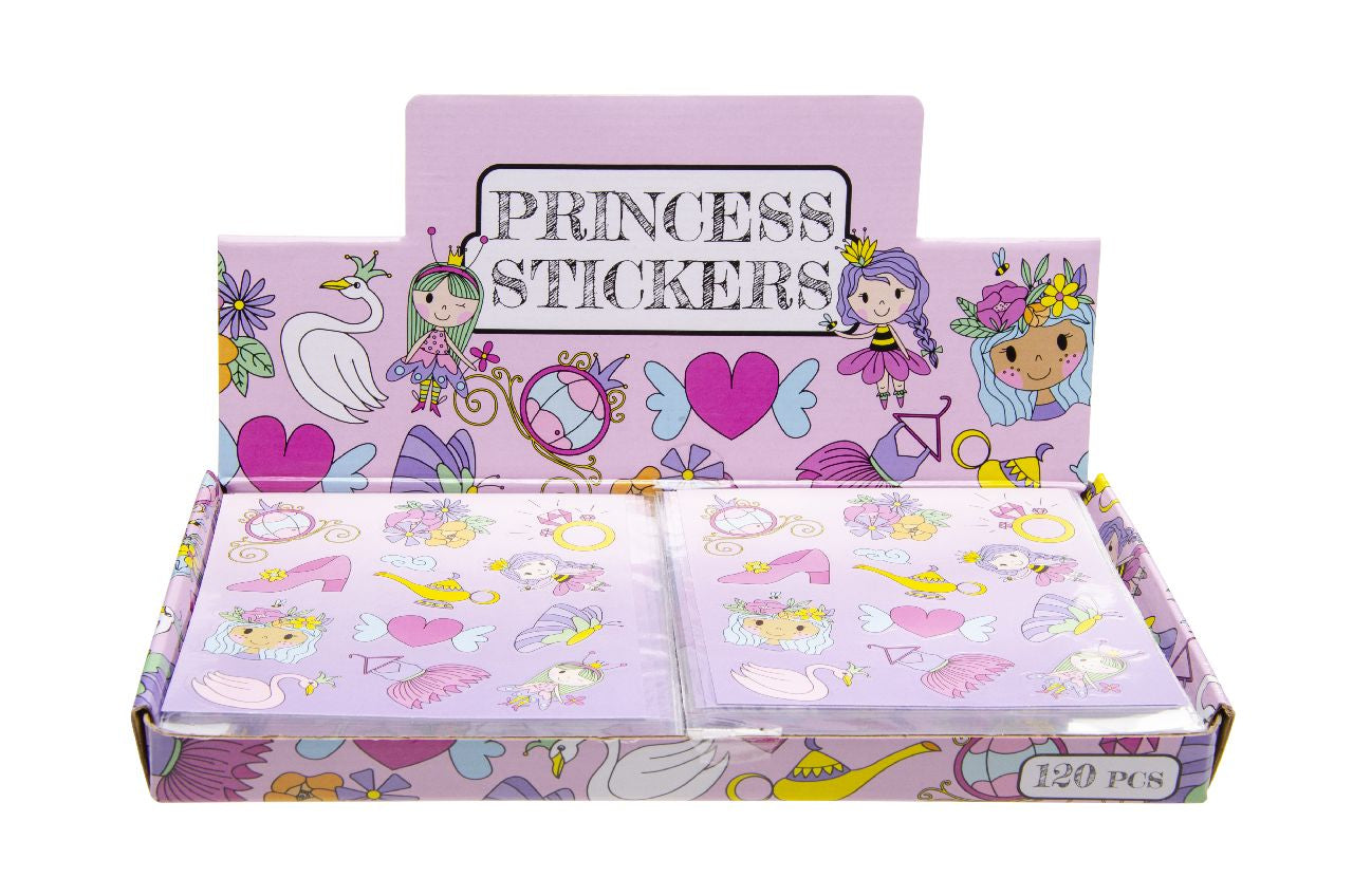 Pack of 288 Pieces Princess Stickers
