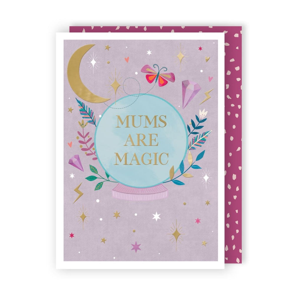Mums are Magic Future's Looking Bright! Contemporary Mother's Day Card