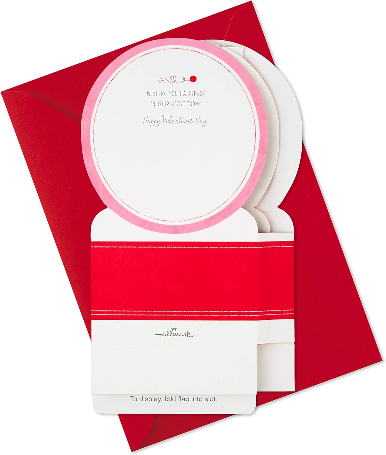 Musical Snow Globe Cats Design Pop Up Valentine's Day Card