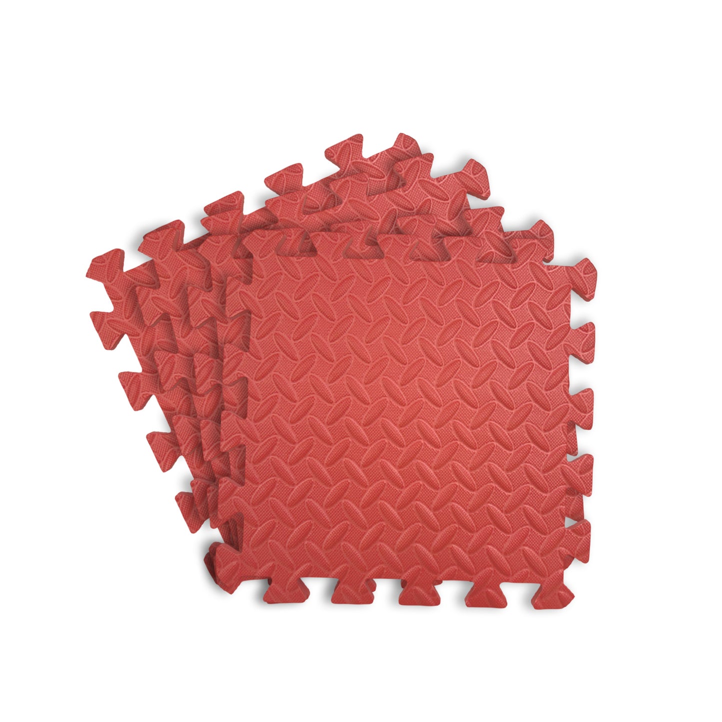 Pack of 80 30x30cm Red Coloured 1cm Thick EVA Foam Mats