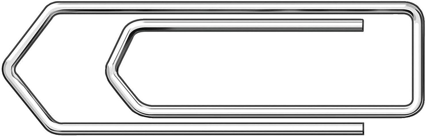 Pack of 1000 Paperclips No Tear 26mm