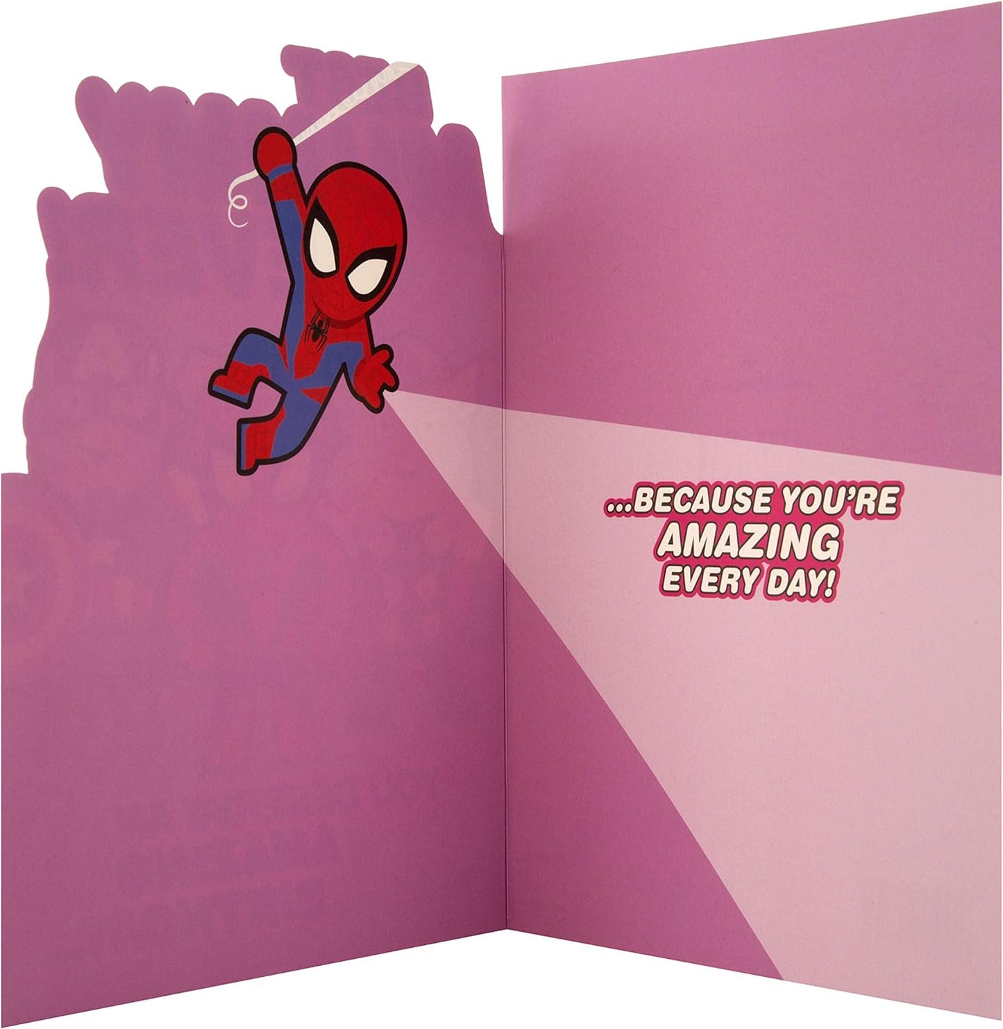 Marvel Avengers Cartoon Design Mummy Birthday Card