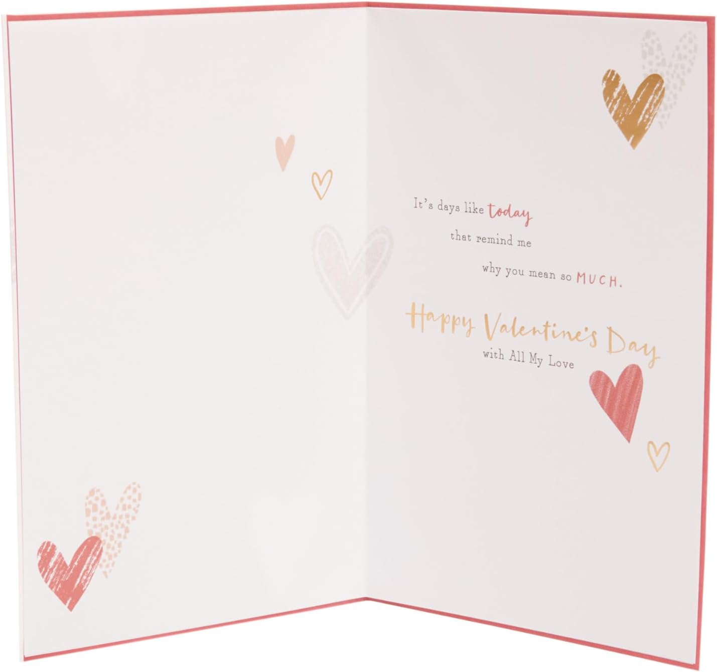 Modern Lettering Design Husband Valentine's Day Card