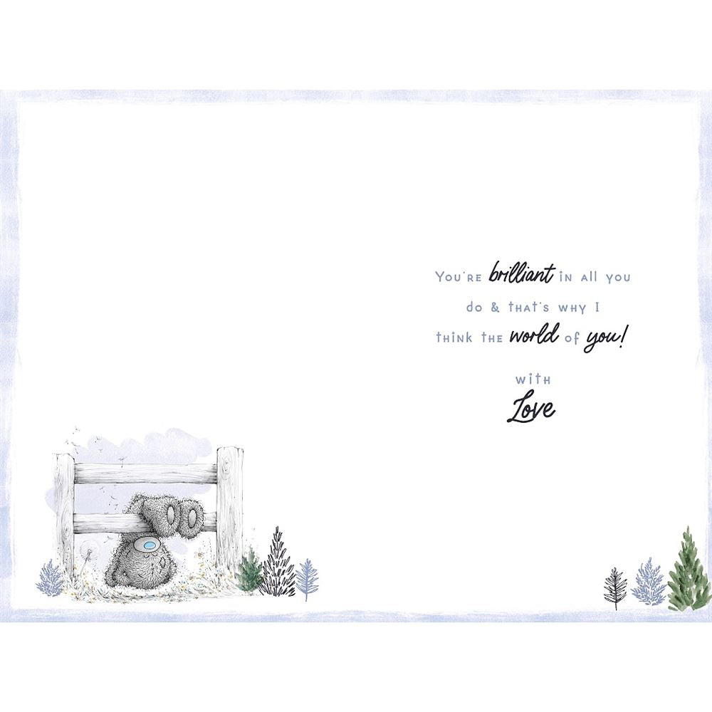 Bears By Tree 'Like a Dad To Me' Father's Day Card