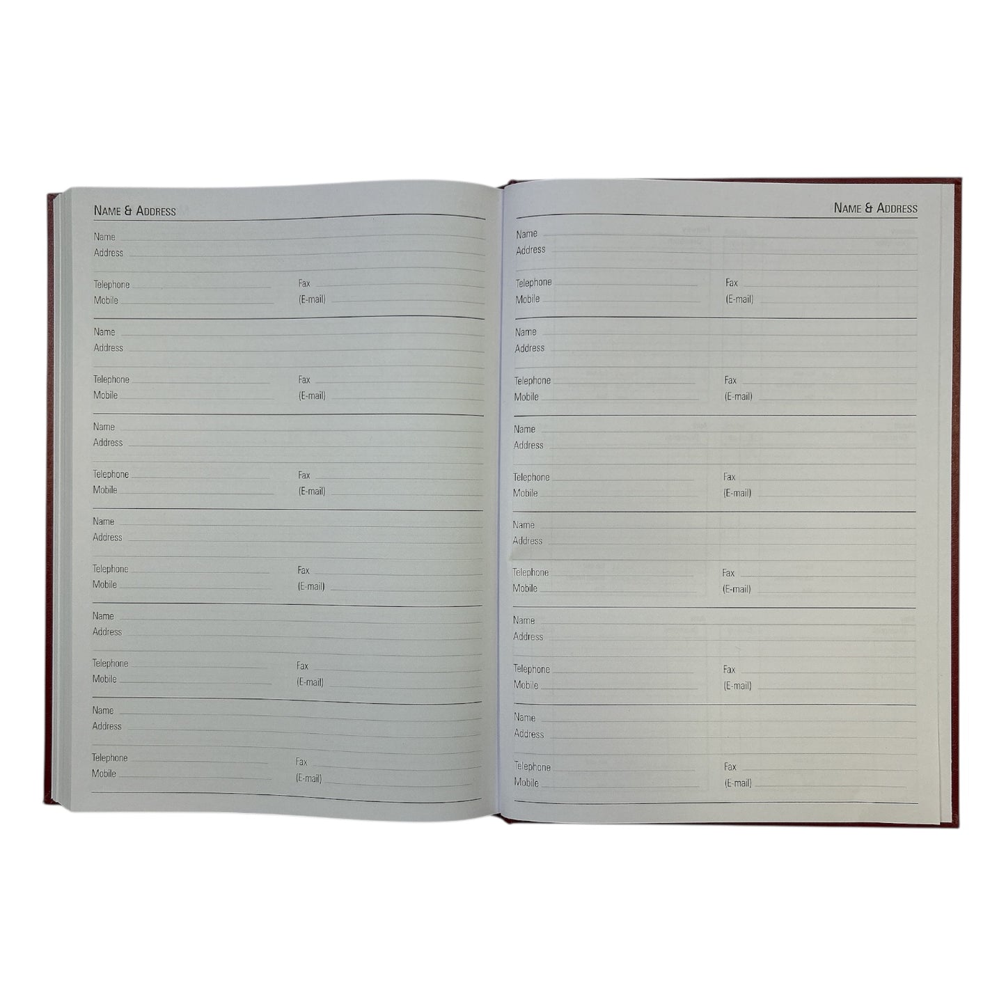 Janrax 2026 A4 Day Per Page Blue Desk Diary