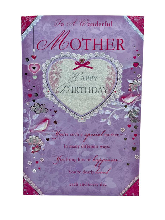 Mother Happy Birthday Sentimental Verse Greetings Card