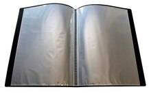 Pack of 10 A4 10 Pocket Black Flexible Cover Display Books
