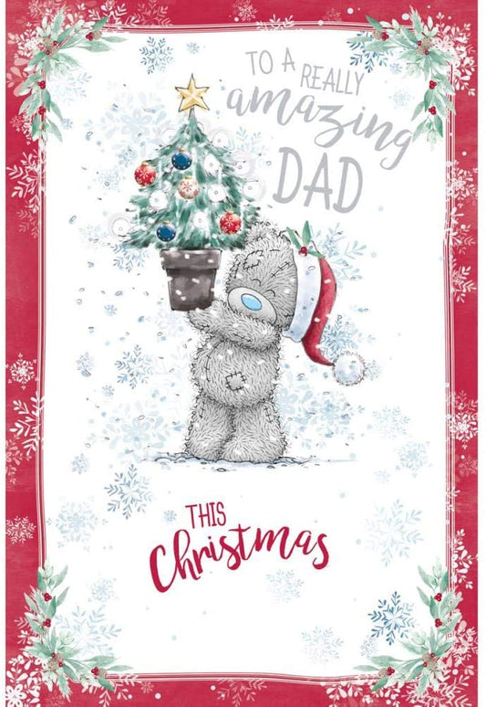 Me To You Bear Amazing Dad Christmas Card